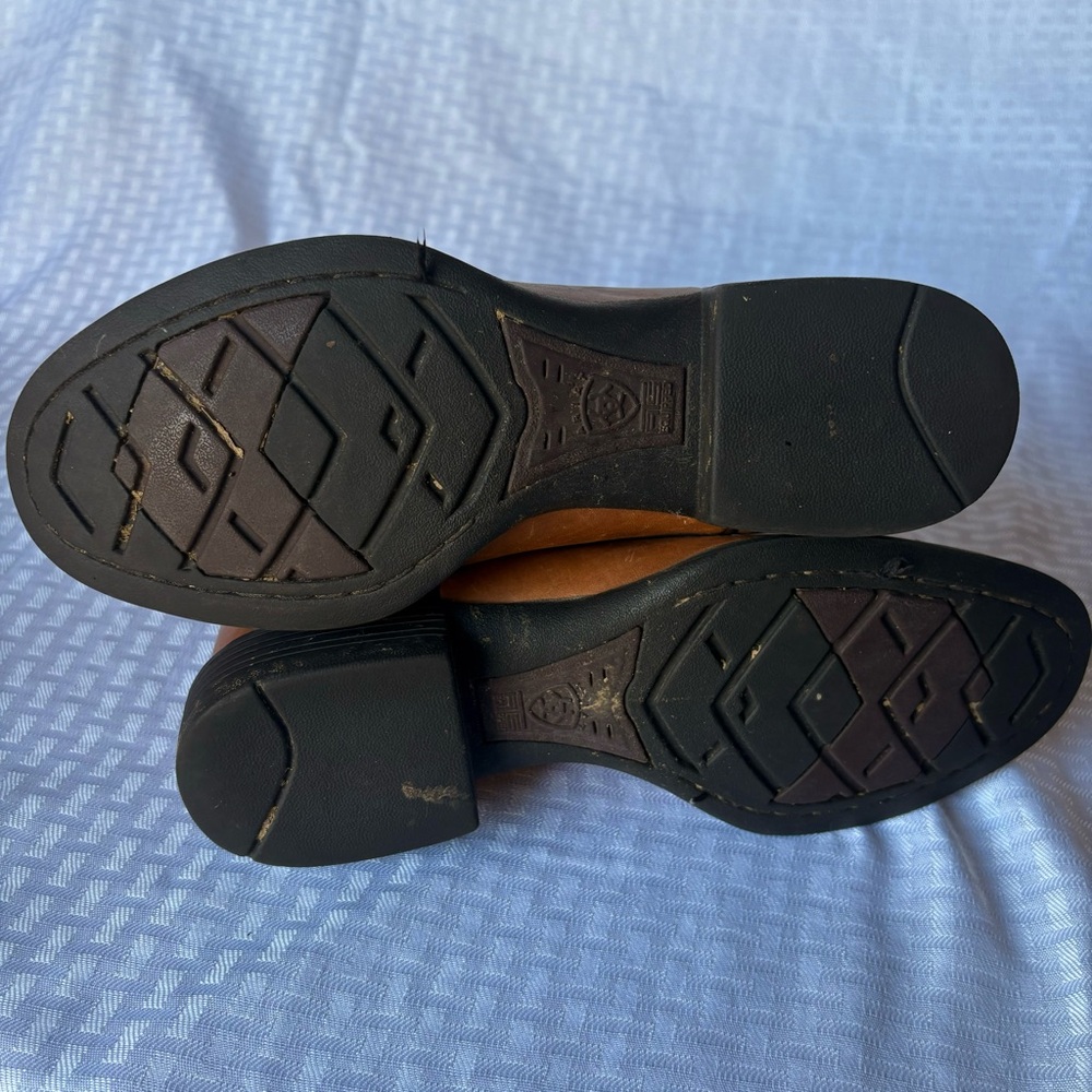 ARIAT || 6.5  Women’s Heritage Roper Boots Distressed Brown Leather VGUC - Picture 7 of 9